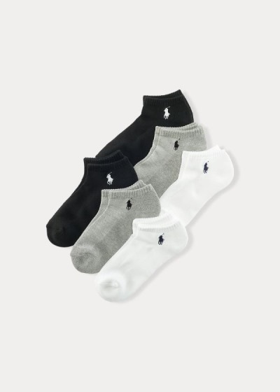 Women's Polo Ralph Lauren Low-Profile Sport 6-Pack Socks | 605248XZK